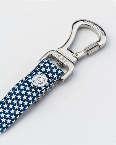 Fabric Dog Lead - Navy Star Hook