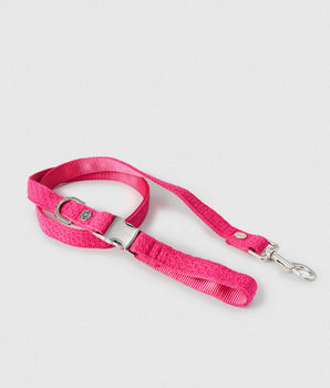 Pink Luxury Tweed Dog Lead