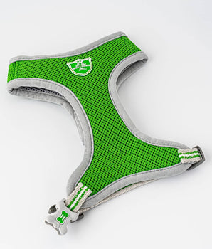 Mesh Dog Harness - Green
