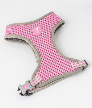 Mesh Dog Harness - Pink