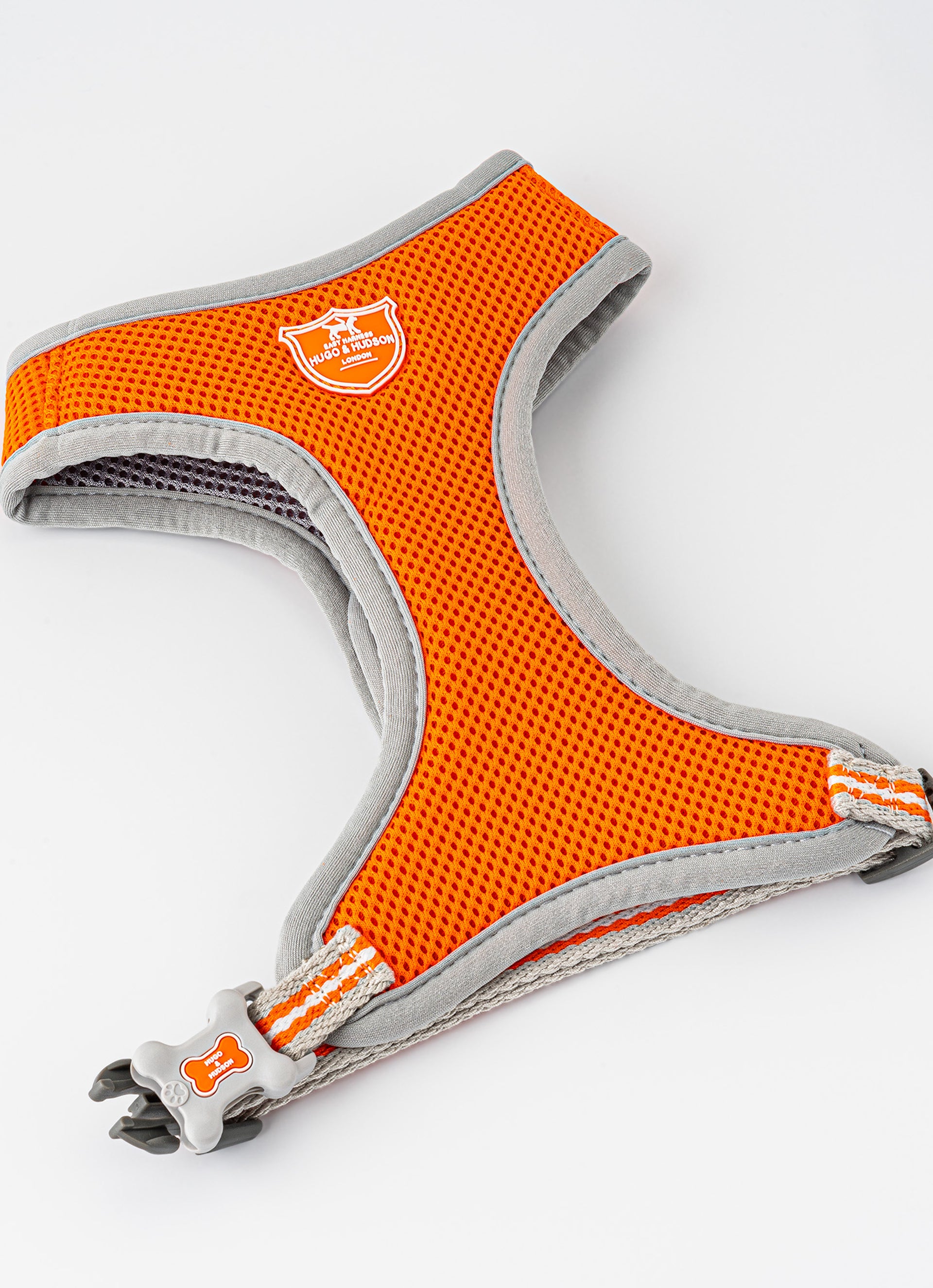 Mesh Dog Harness Orange Hugo & Hudson London