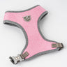 Tweed Dog Harness - Pink Herringbone