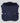 Navy Quilted Dog Jacket Back