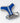 Mesh Dog Harness - Royal Blue Back Buckle