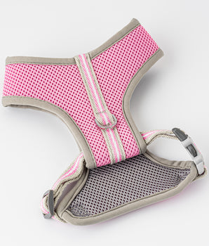Mesh Dog Harness - Pink