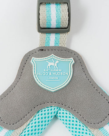 Easy Walk V Dog Harness - Aqua Branding