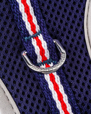Mesh Dog Harness - Navy D Ring