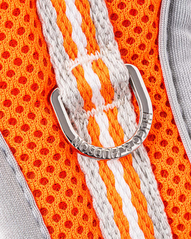 Mesh Dog Harness - Orange D ring