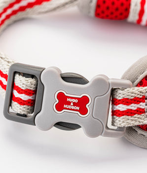 Mesh Dog Harness - Red Buckle