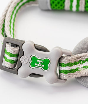 Mesh Dog Harness - Green Buckle