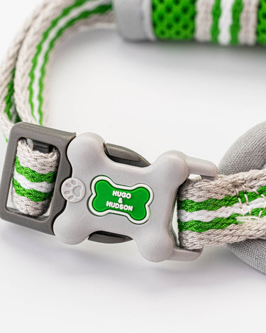 Mesh Dog Harness - Green Buckle