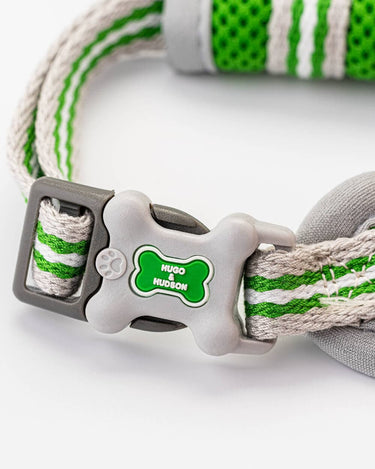 Mesh Dog Harness - Green Clip