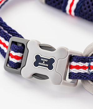 Mesh Dog Harness - Navy Buckle