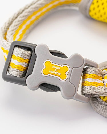 Mesh Dog Harness - Yellow Buckle