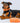 Waste Poop Bag Holder - Orange Studio Shoot