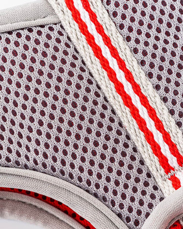 Mesh Dog Harness - Red Stitching