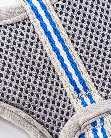 Mesh Dog Harness - Royal Blue Stitching