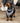 Tweed Dog Harness - Navy Herringbone Lifestyle
