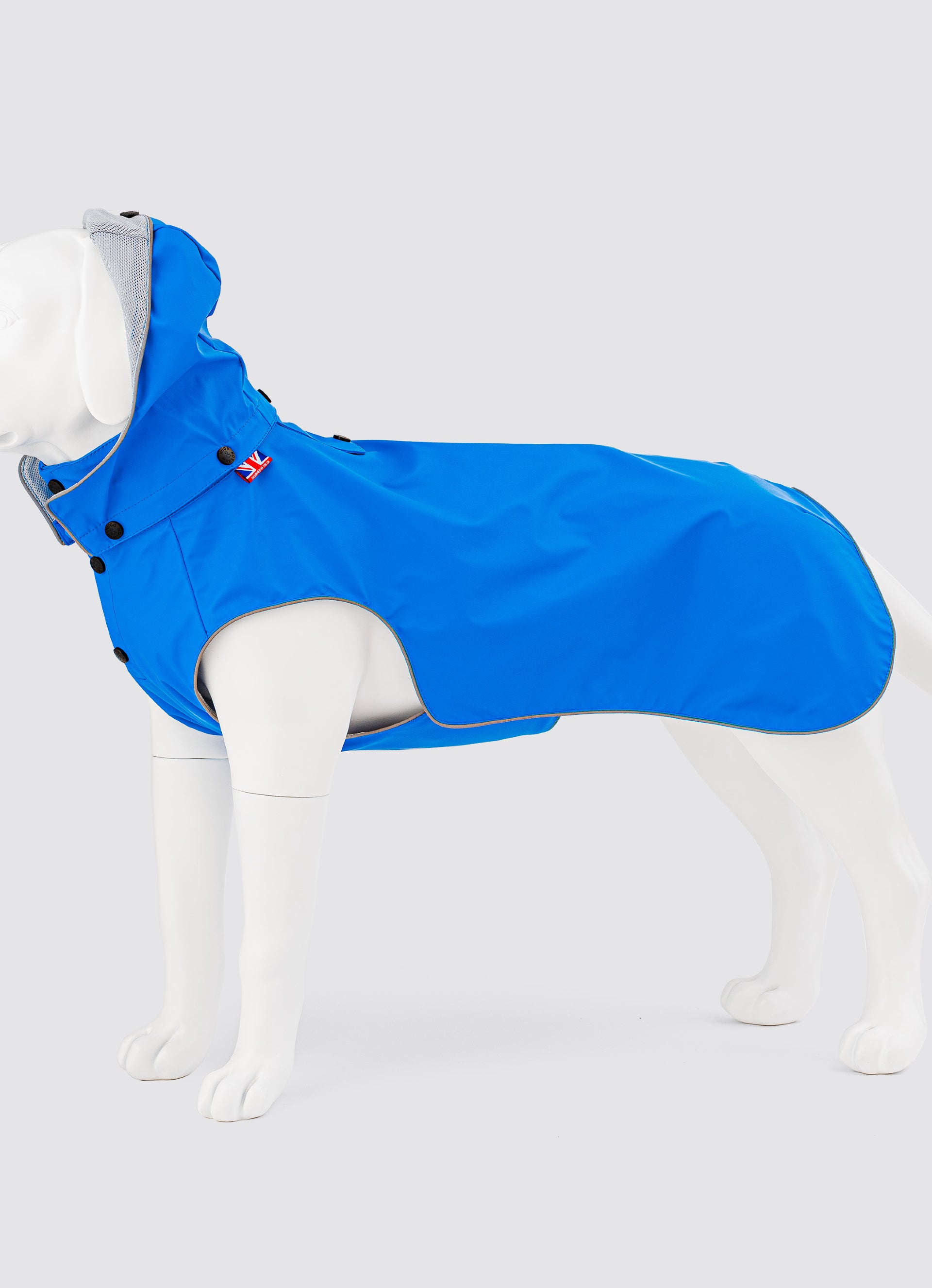 Allweather Dog Raincoat Blue Hugo & Hudson London