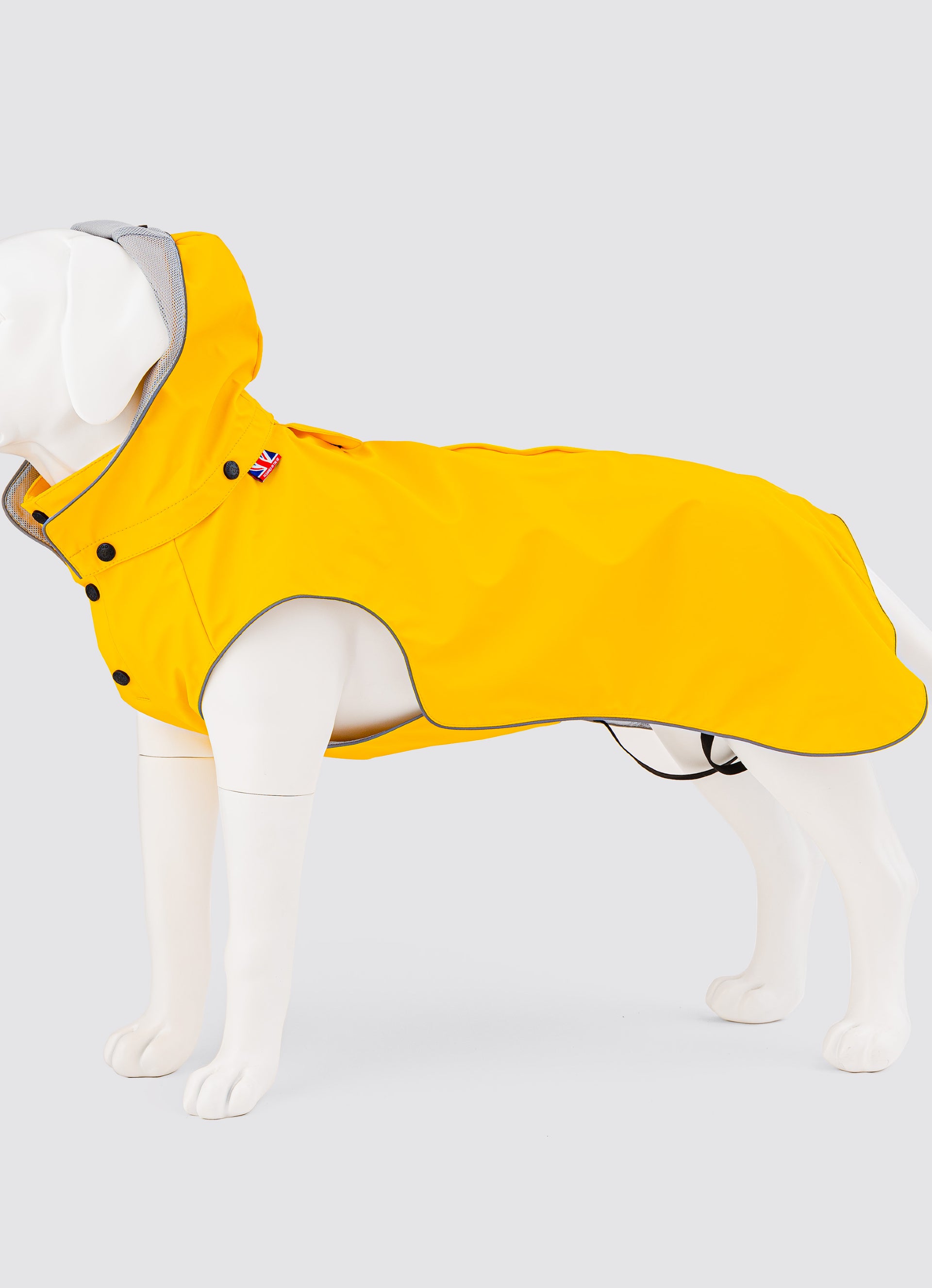 Allweather Dog Raincoat Yellow Hugo & Hudson London