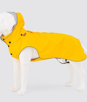 All-weather Dog Raincoat - Yellow