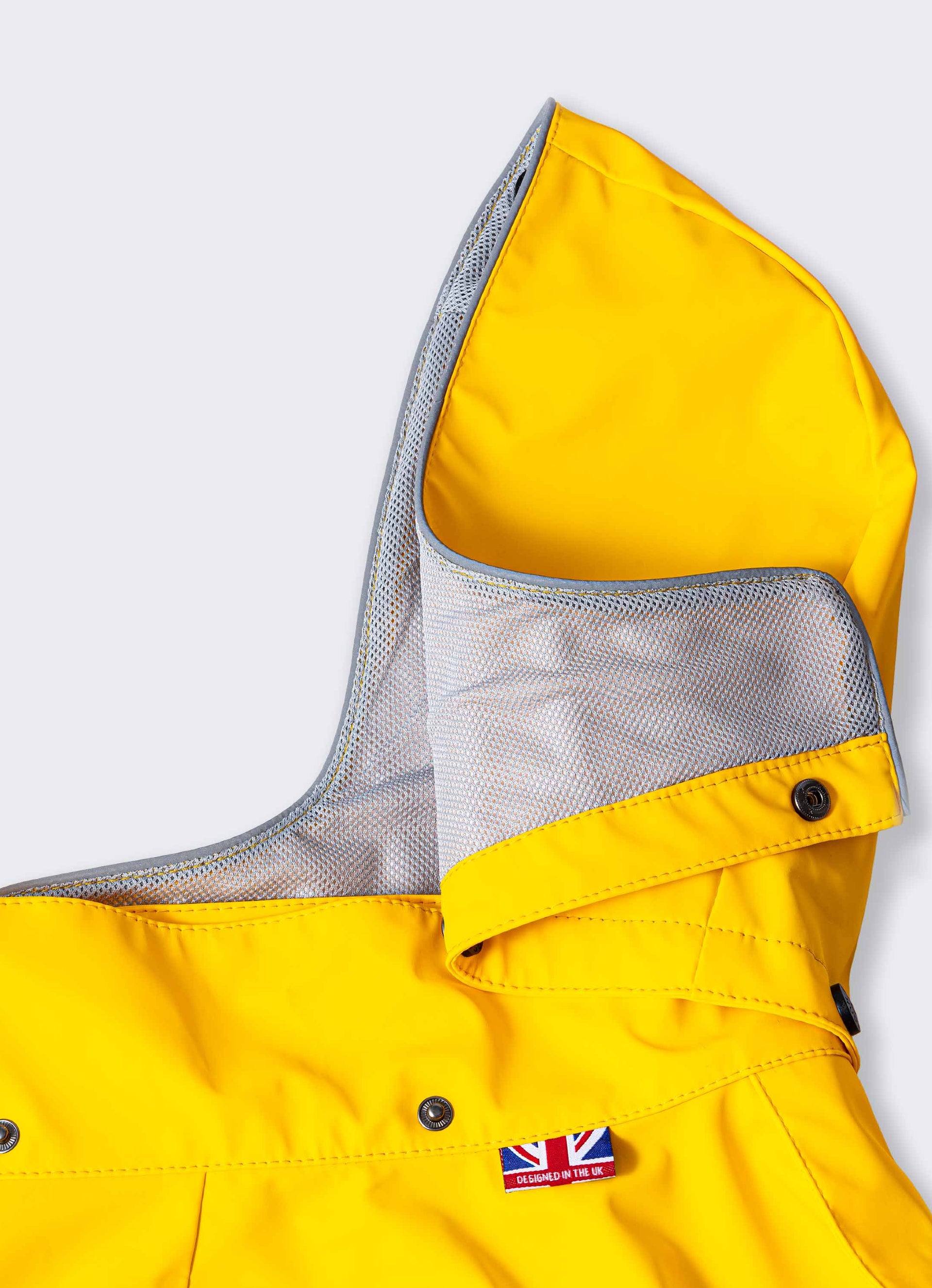Allweather Dog Raincoat Yellow Hugo & Hudson London