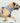 Fabric Dog Collar - Striped Navy