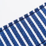 Fabric Dog Collar - Striped Navy