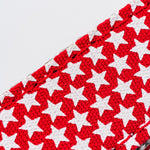 Fabric Dog Collar - Red Star