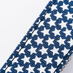 Fabric Dog Collar - Navy Star