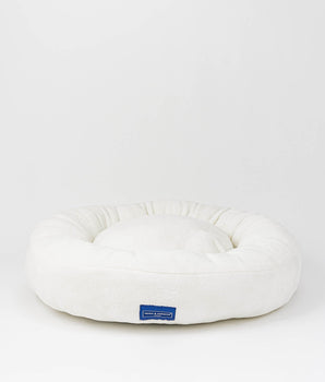 Round donut dog bed
