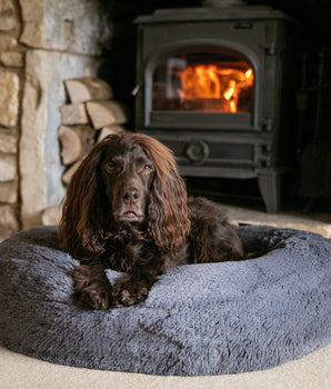 Calming Dog Bed - Charcoal