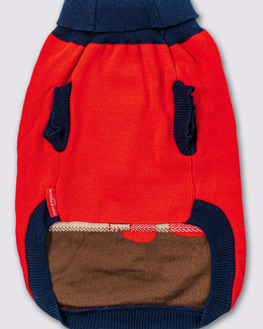 Christmas Dog Jumper - Reindeer Front