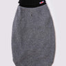 Fleece and Knit Dog Jumper - Grey Back