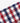 Fabric Dog Leash - Checkered Navy and Red