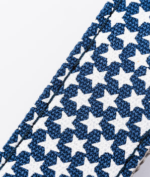 Fabric Dog Leash - Navy Star