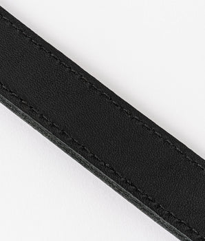 Padded Leather Dog Leash - Black and Brown