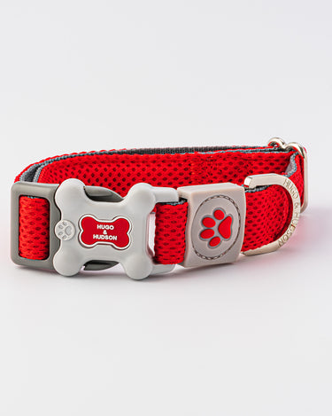 Mesh Dog Collar - Red