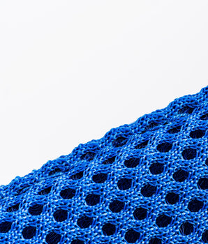 Mesh Dog Collar - Royal Blue - Stitching
