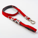 Mesh Dog Leash - Red