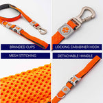 Mesh Dog Leash - Orange