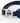 Fabric Dog Harness - Striped Navy