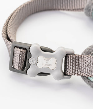 Tweed Dog Harness - Aqua Checked
