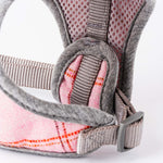 Tweed Dog Harness - Pink Checkered