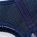 Tweed Dog Harness - Navy Herringbone