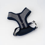 Tweed Dog Harness - Navy Herringbone