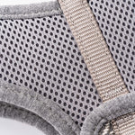 Tweed Dog Harness - Grey Herringbone
