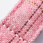 Tweed Dog Leash - Pink Checkered