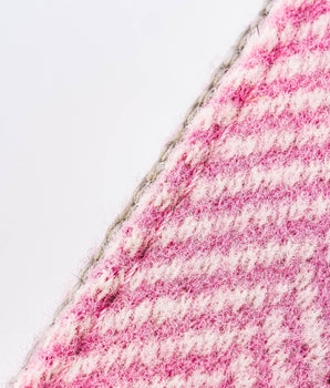 Tweed Dog Leash - Pink Herringbone