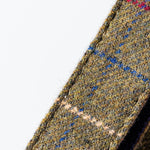 Tweed Dog Leash - Dark Green Checkered